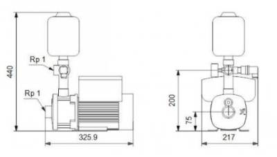 Насосная установка Grundfos CMBE 3-30